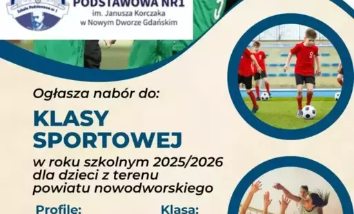Zdjęcie do Nab&oacute;r do klasy sportowej rok szkolny 2025/2026